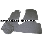 Personalized floor mat