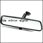 Side mirror signal