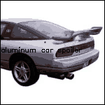 Aluminum car spoiler