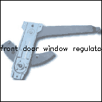 Front door window regulator